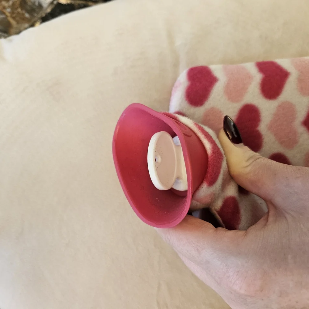 Heart Patterned Hot Water Bottle